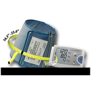 BLOOD PR MON XL 60MEM 16.5-23IN AC ADAP